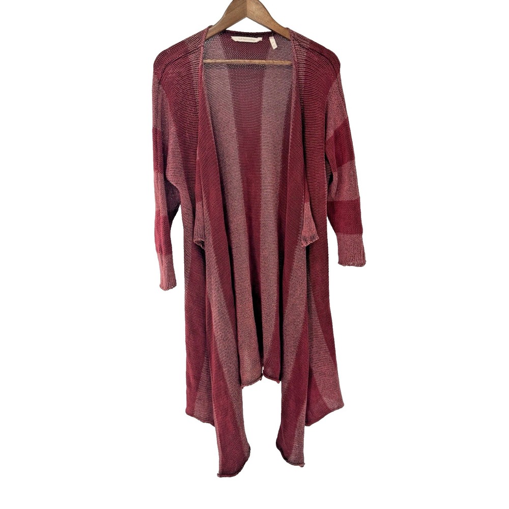 Soft Surroundings Cardigan Sweater Open knit beachy boho indie festival XL